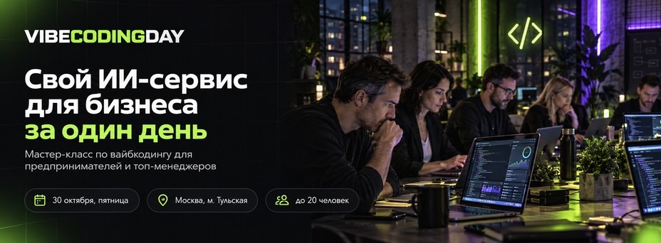 VibeCodingDay — мастер-класс по ИИ-вайбкодингу для предпринимателей