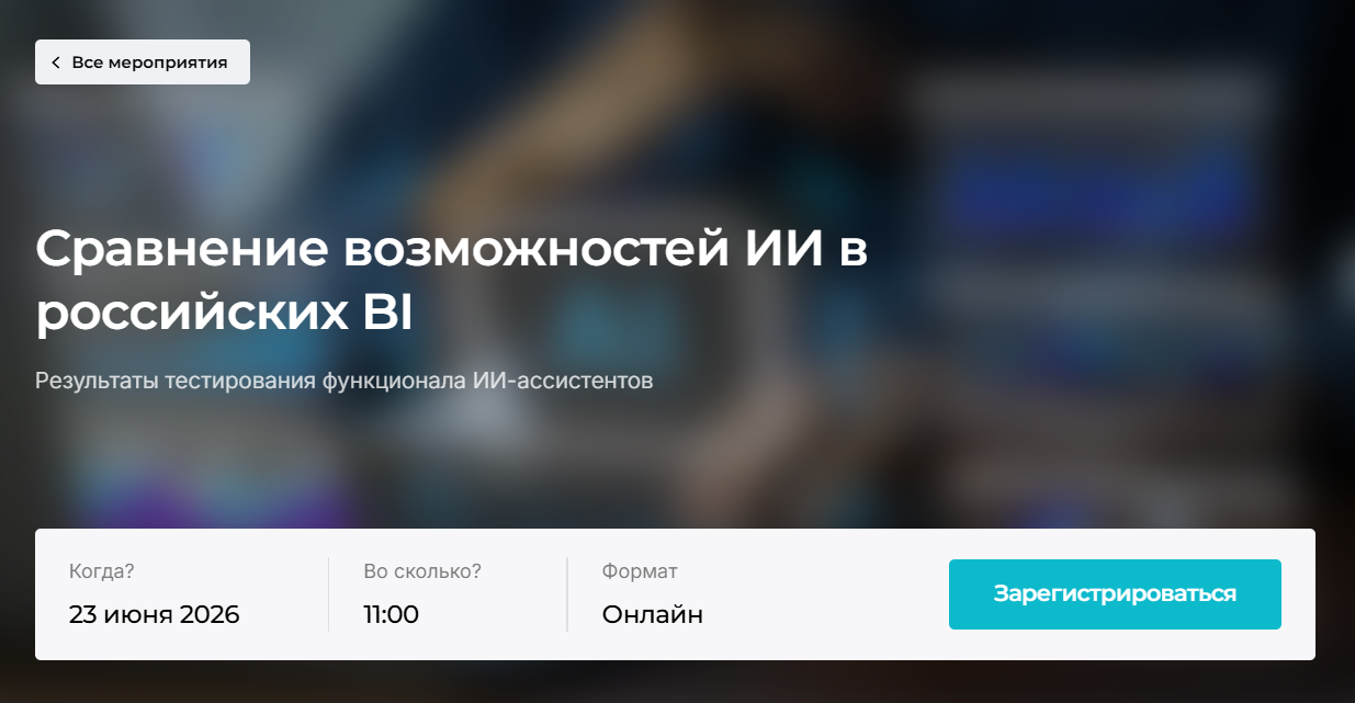 Сравнение возможностей ИИ в российских BI