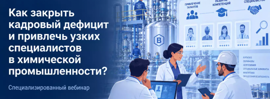 Как закрыть кадровый дефицит и привлечь узких специалистов в химической промышленности