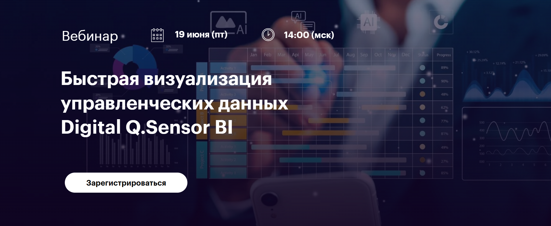 Быстрая визуализация управленческих данных Digital Q.Sensor BI